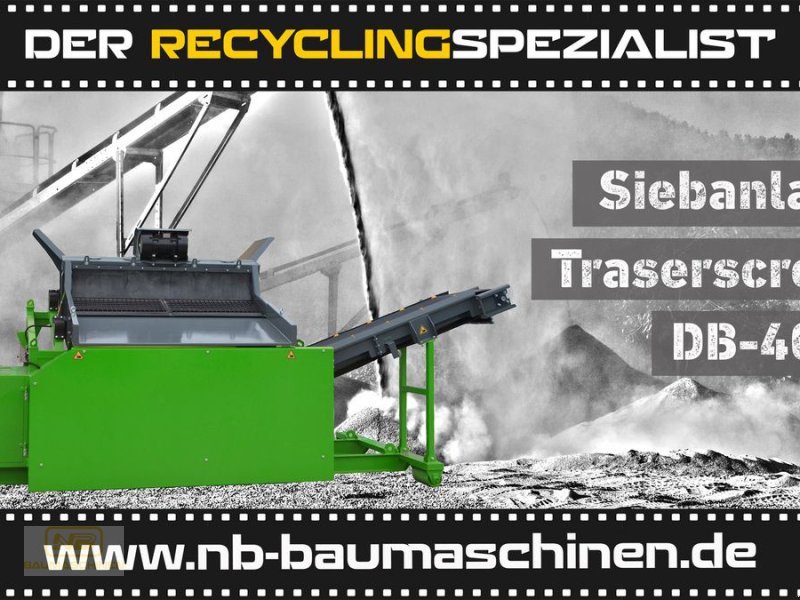 Sonstiger Baggerzubehör типа Trailer Engineering Hakenlift Siebanlage Traserscreen DB-40XL, Neumaschine в Eggenfelden (Фотография 1)