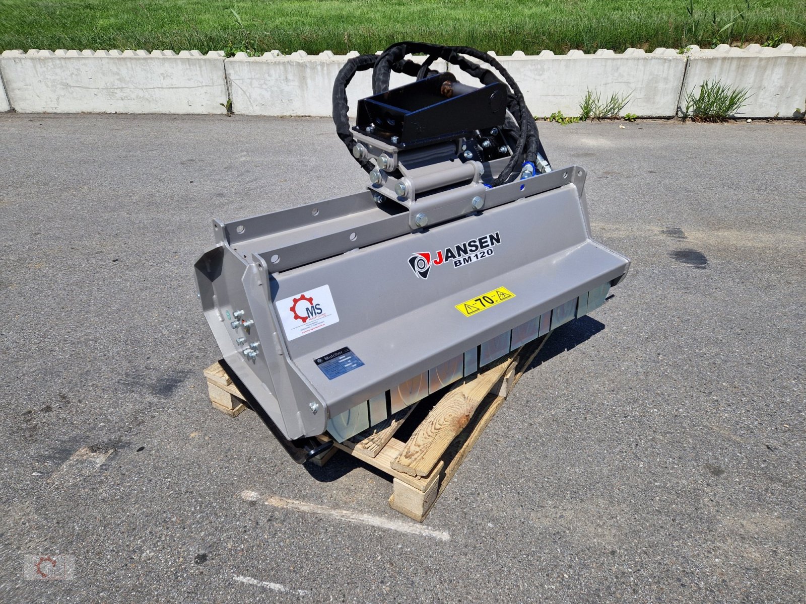 Sonstiges Baggerzubehör typu Jansen BM 120 Mulcher Schlegelmulcher MS03, Neumaschine v Tiefenbach (Obrázek 3)