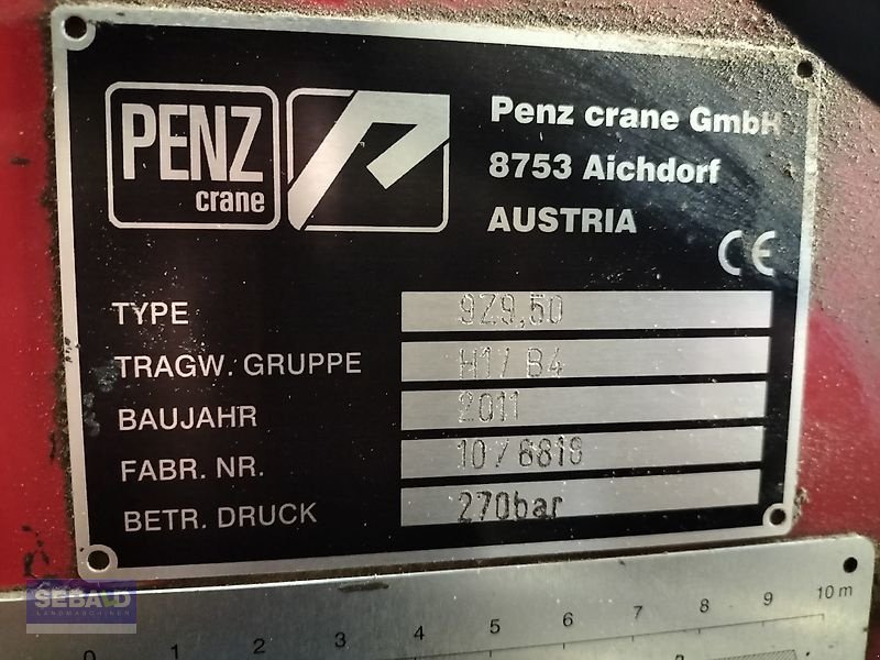 Sonstiges Baggerzubehör des Typs Penz Forstkran  9Z9,50, Gebrauchtmaschine in Zweibrücken (Bild 4)