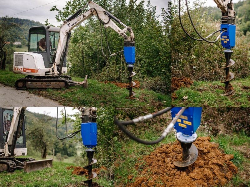 Sonstiges Baggerzubehör des Typs Sonstige Triebwerk Erdbohrer Kegelspalter Bagger 800 ccm 45 Kw, Neumaschine in Ingolstadt (Bild 1)