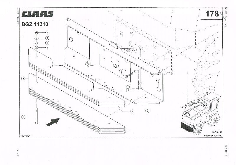 Sonstiges Feldhäckslerzubehör des Typs CLAAS Heckgewichte für Jaguar 820-900 Typ 491,492,493, Gebrauchtmaschine in Schutterzell (Bild 6)