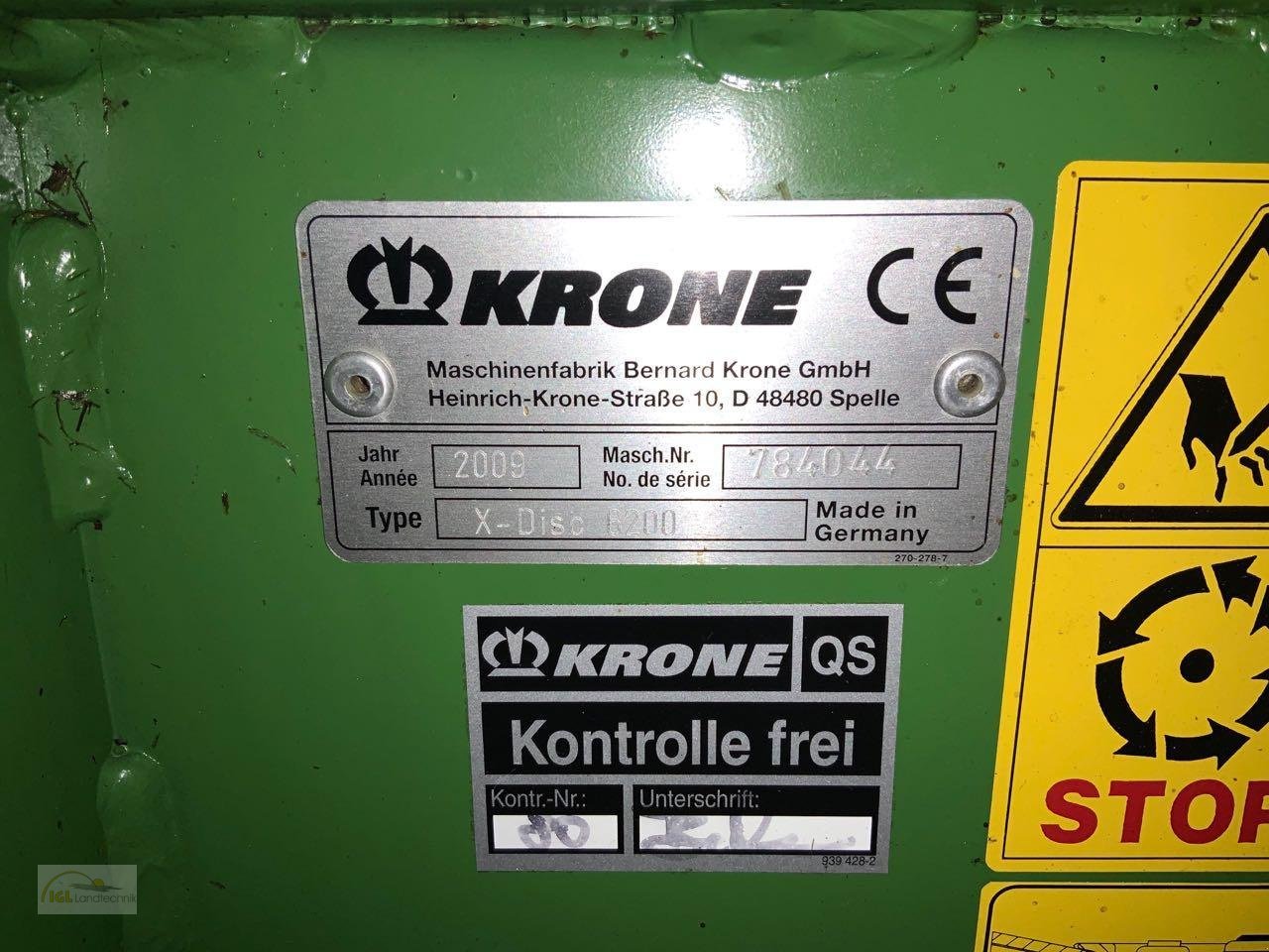 Sonstiges Feldhäckslerzubehör a típus Krone XDisc 6200, Gebrauchtmaschine ekkor: Pfreimd (Kép 5)