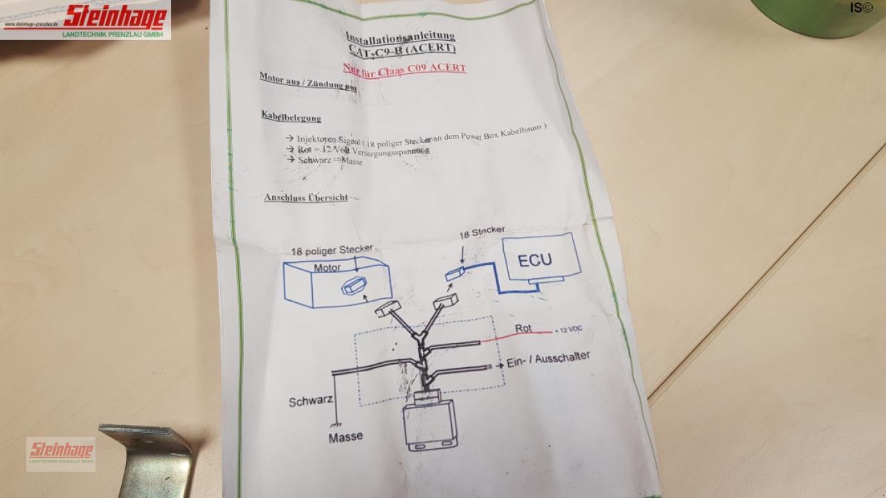 Sonstiges Mähdrescherzubehör des Typs Caterpillar Motoroptimierung CAT, Gebrauchtmaschine in Rollwitz (Bild 2)