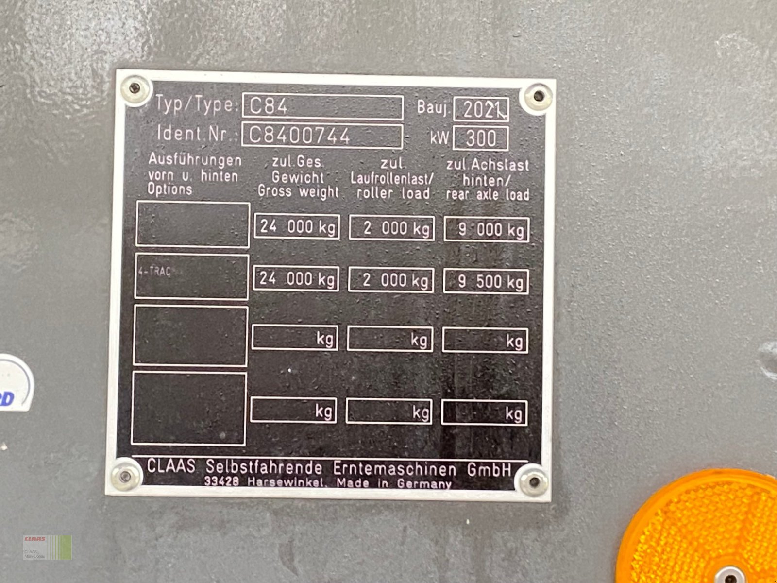 Sonstiges Mähdrescherzubehör del tipo CLAAS Allradachse für C8, Gebrauchtmaschine In Vohburg (Immagine 2)