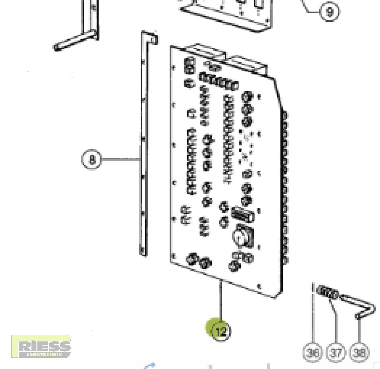 Sonstiges Mähdrescherzubehör типа CLAAS BASISPLATINE LEXION 00 0013 972 3, Neumaschine в Homberg/Ohm - Maulbach (Фотография 3)