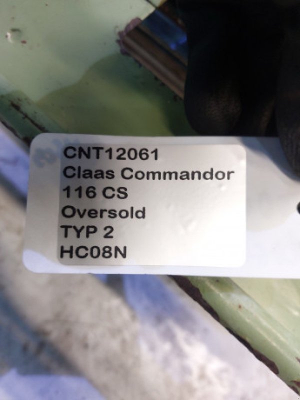 Sonstiges Mähdrescherzubehör typu CLAAS Commandor 116 CS, Gebrauchtmaschine v Hemmet (Obrázek 15)
