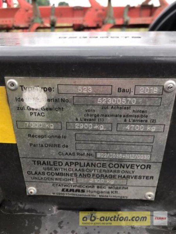 Sonstiges Mähdrescherzubehör des Typs CLAAS GEBR. TRANSPORTWAGEN CLAAS, Gebrauchtmaschine in Grimma (Bild 11)