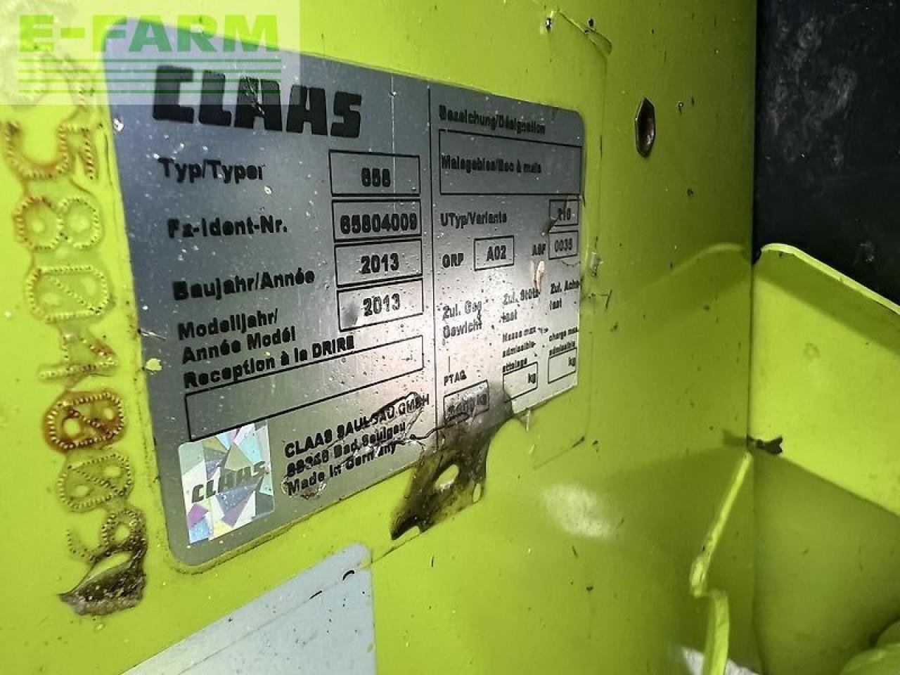 Sonstiges Mähdrescherzubehör za tip CLAAS orbis 600, Gebrauchtmaschine u ag BROEKLAND (Slika 15)