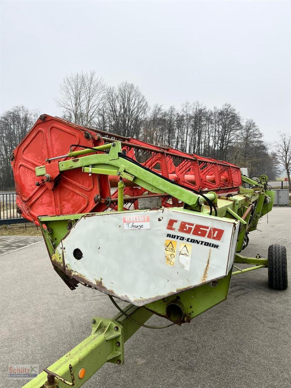 Sonstiges Mähdrescherzubehör typu CLAAS Schneidwerk Claas C660 mit Autocontour, Transportwagen, Gebrauchtmaschine v Schierling (Obrázek 3)