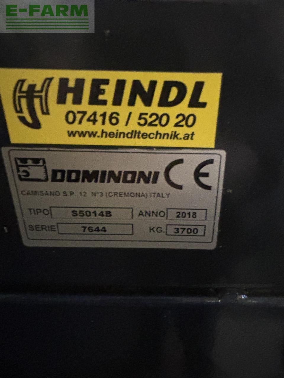 Sonstiges Mähdrescherzubehör typu Dominoni s5014b, Gebrauchtmaschine v WIESELBURG (Obrázek 9)