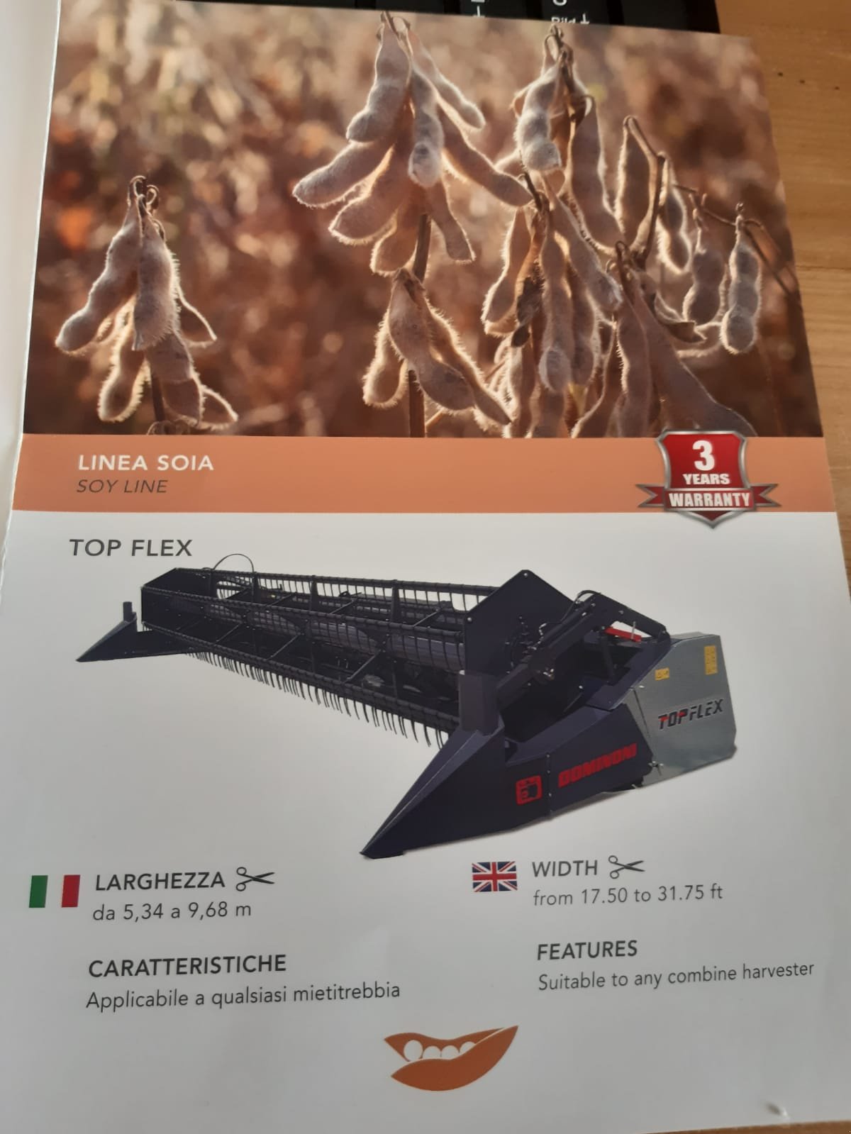 Sonstiges Mähdrescherzubehör tip Dominoni TF 610 Top Flex, Neumaschine in Baumgarten (Poză 14)