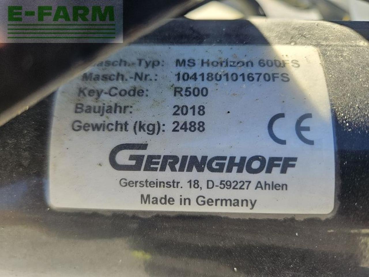 Sonstiges Mähdrescherzubehör typu Geringhoff mais star horizon msh 670fs, Gebrauchtmaschine v ILZ (Obrázek 11)