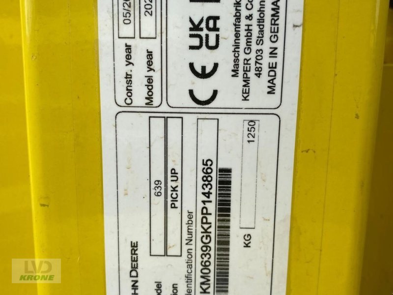 Sonstiges Mähdrescherzubehör typu John Deere 639, Gebrauchtmaschine v Spelle (Obrázek 2)