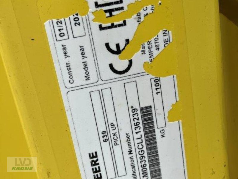 Sonstiges Mähdrescherzubehör des Typs John Deere 639, Gebrauchtmaschine in Spelle (Bild 9)