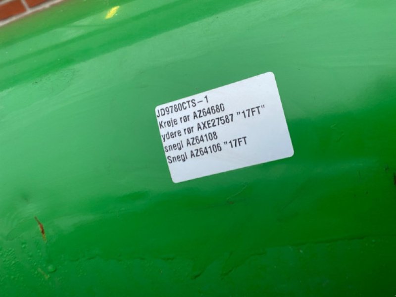 Sonstiges Mähdrescherzubehör des Typs John Deere 9780CTS, Gebrauchtmaschine in Hemmet (Bild 17)