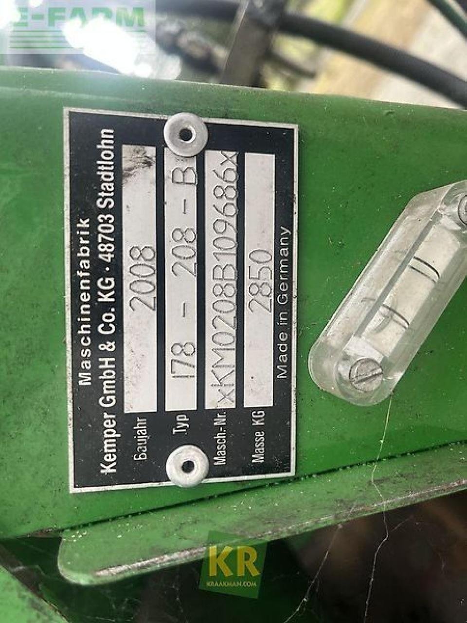 Sonstiges Mähdrescherzubehör typu Kemper 208b #62752, Gebrauchtmaschine v STEENBERGEN (Obrázek 9)