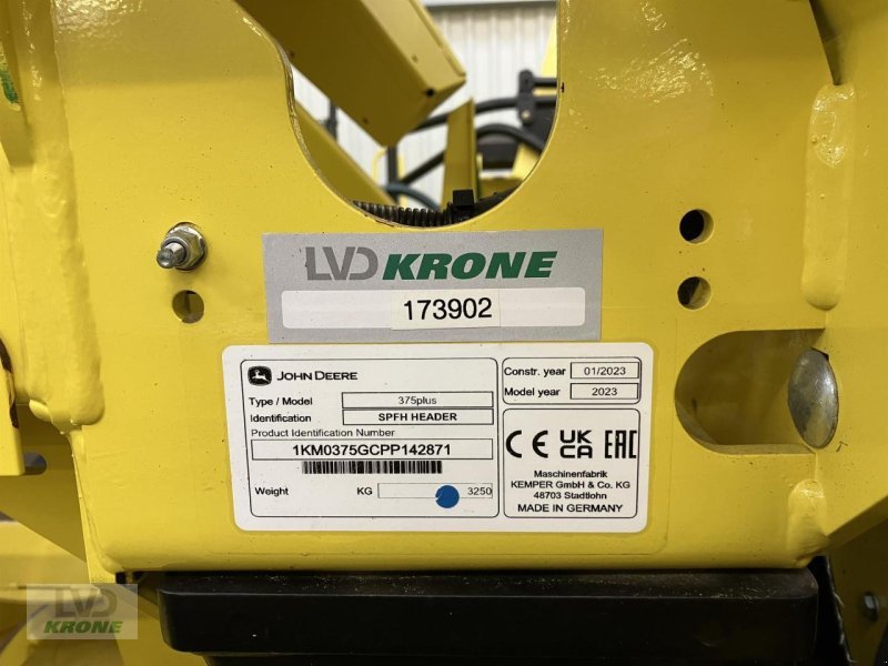 Sonstiges Mähdrescherzubehör typu Kemper 375Plus, Gebrauchtmaschine v Spelle (Obrázek 10)