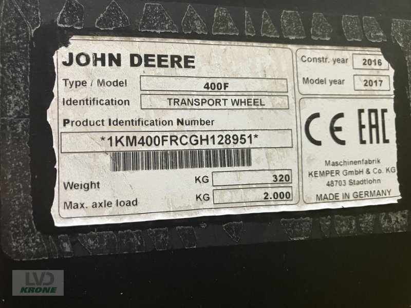 Sonstiges Mähdrescherzubehör typu Kemper 475 Plus, Gebrauchtmaschine v Spelle (Obrázek 20)