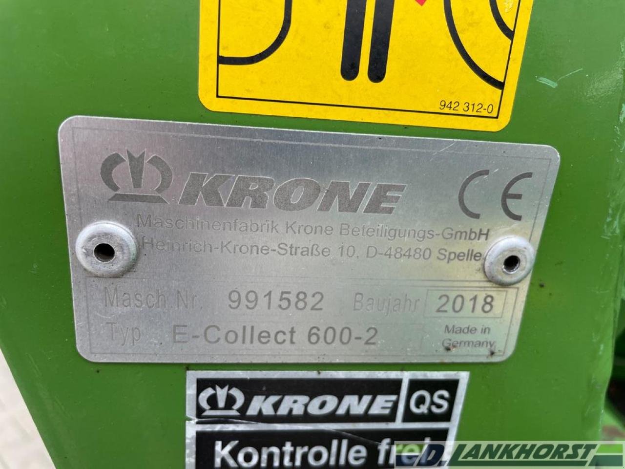 Sonstiges Mähdrescherzubehör типа Krone Easy Collect 600-2, Gebrauchtmaschine в Neuenhaus (Фотография 16)
