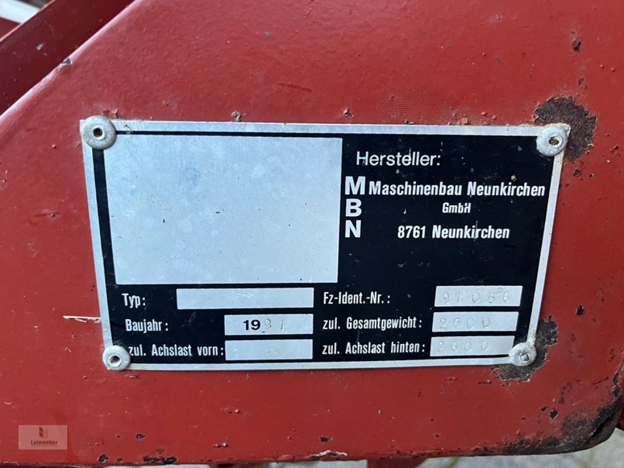 Sonstiges Mähdrescherzubehör typu Laverda MBN Schneidwerkswagen, Gebrauchtmaschine v Neuhof - Dorfborn (Obrázek 5)