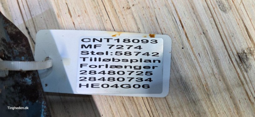 Sonstiges Mähdrescherzubehör typu Massey Ferguson 7274, Gebrauchtmaschine v Hemmet (Obrázek 17)