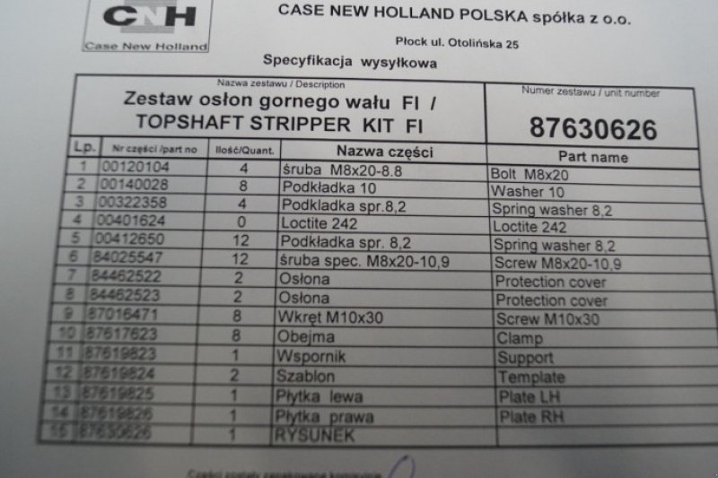 Sonstiges Mähdrescherzubehör typu New Holland CR9080, Gebrauchtmaschine v Hemmet (Obrázek 20)