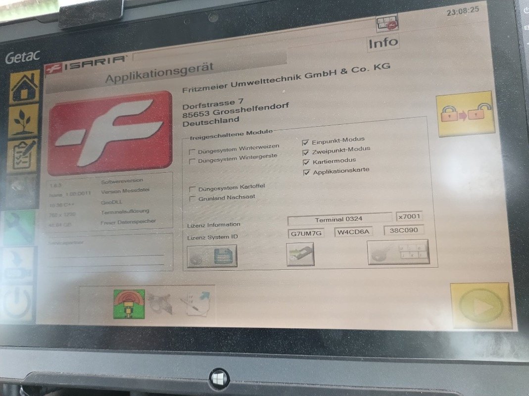 Sonstiges Precision Farming del tipo Fritzmeier ISARIA 6.91, Neumaschine In Liebenwalde (Immagine 10)