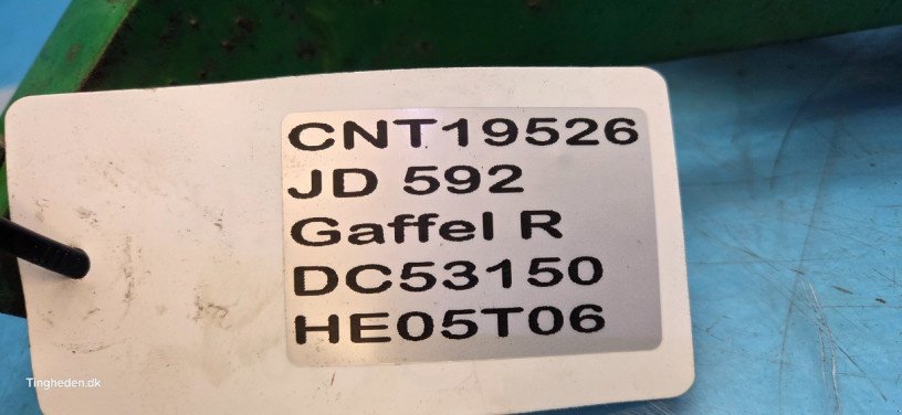 Sonstiges Pressenzubehör typu John Deere 592, Gebrauchtmaschine v Hemmet (Obrázek 13)