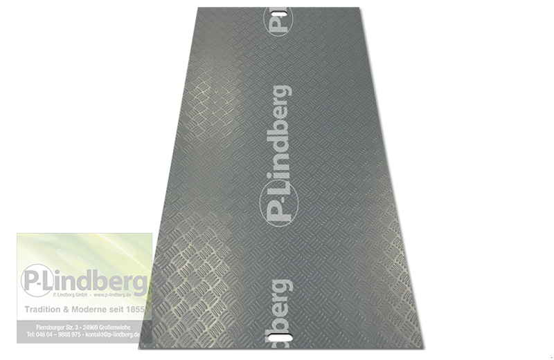 Sonstiges Straßenbau des Typs P.Lindberg GmbH 10 Stück Fahrplatten je Max. 10 Tonnen Druckplatten LDPE Baustelle Event Wiese, Neumaschine in Großenwiehe (Bild 6)