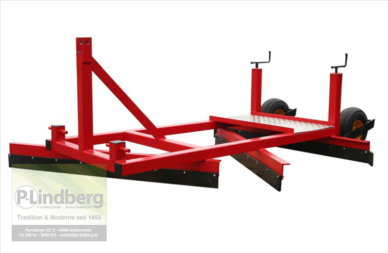 Sonstiges Straßenbau des Typs P.Lindberg GmbH Straßenhobel Traktor Kat. 1 kräftige Gummiräder variable Höhe 3 Schürfleisten, Neumaschine in Großenwiehe (Bild 4)