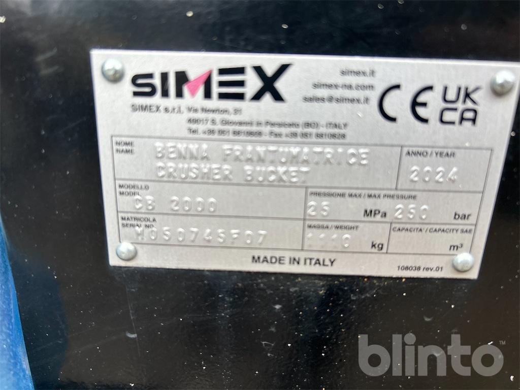 Sonstiges Straßenbau tipa Simex CB 2000, Gebrauchtmaschine u Düsseldorf (Slika 2)