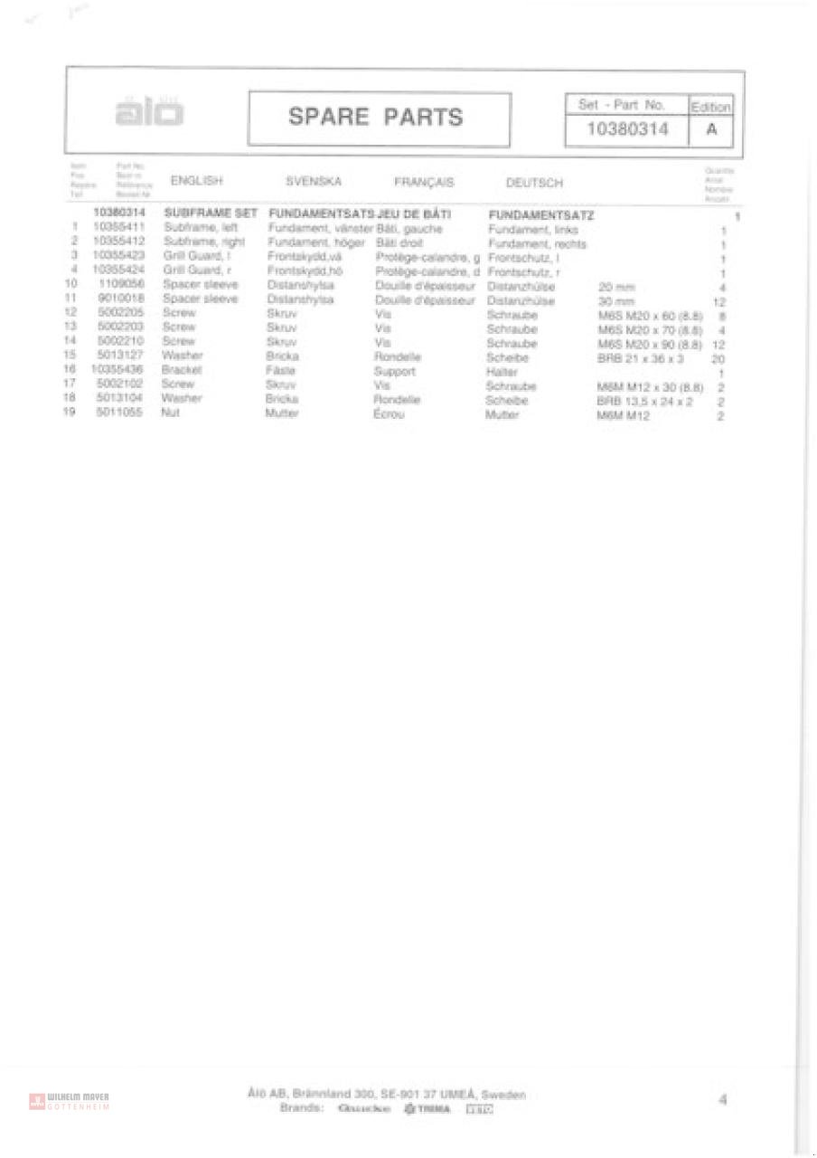 Sonstiges Traktorzubehör типа Alö FUNDAMENT CASE MXU, Neumaschine в Gottenheim (Фотография 2)