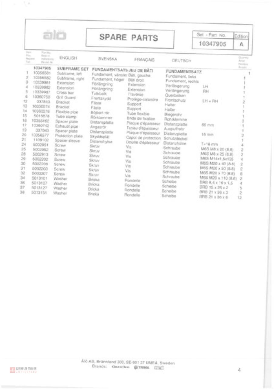 Sonstiges Traktorzubehör typu Alö FUNDAMENT JXC, Neumaschine v Gottenheim (Obrázek 2)