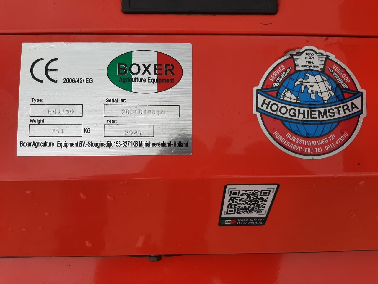 Sonstiges Traktorzubehör typu Boxer FMU 150, Gebrauchtmaschine v Hardegarijp (Obrázek 7)