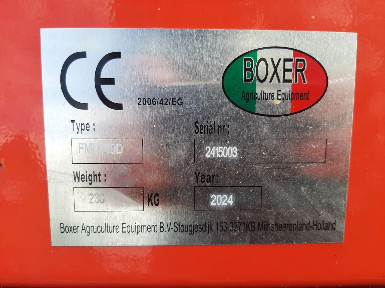 Sonstiges Traktorzubehör typu Boxer FMU 180D, Gebrauchtmaschine v Hardegarijp (Obrázek 9)