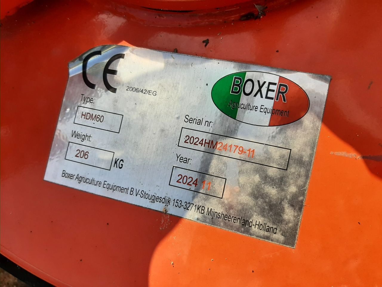 Sonstiges Traktorzubehör типа Boxer HDM60, Gebrauchtmaschine в Hardegarijp (Фотография 9)