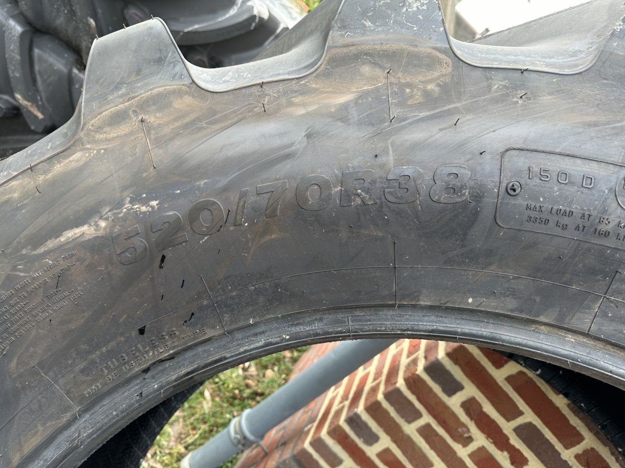 Sonstiges Traktorzubehör typu Bridgestone 520/70-R38, Neumaschine v Almen (Obrázek 4)