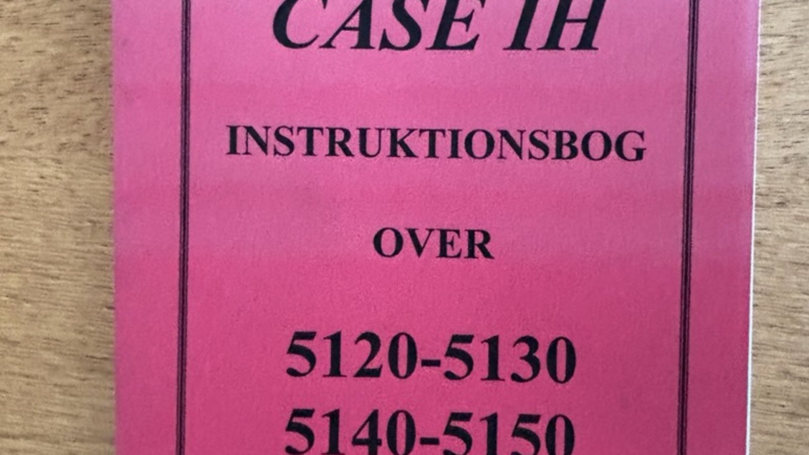 Sonstiges Traktorzubehör типа Case IH Instruktionsbog 5120 - 5150, Gebrauchtmaschine в Toftlund (Фотография 1)