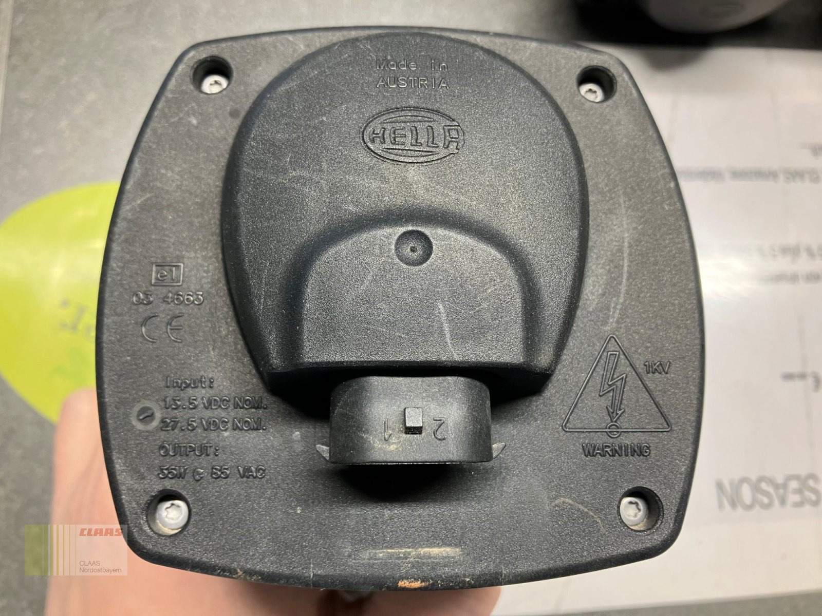 Sonstiges Traktorzubehör des Typs CLAAS 00 2161 671 1\Arbeitsscheinwerfer Xenon, Neumaschine in Schwend (Bild 14)