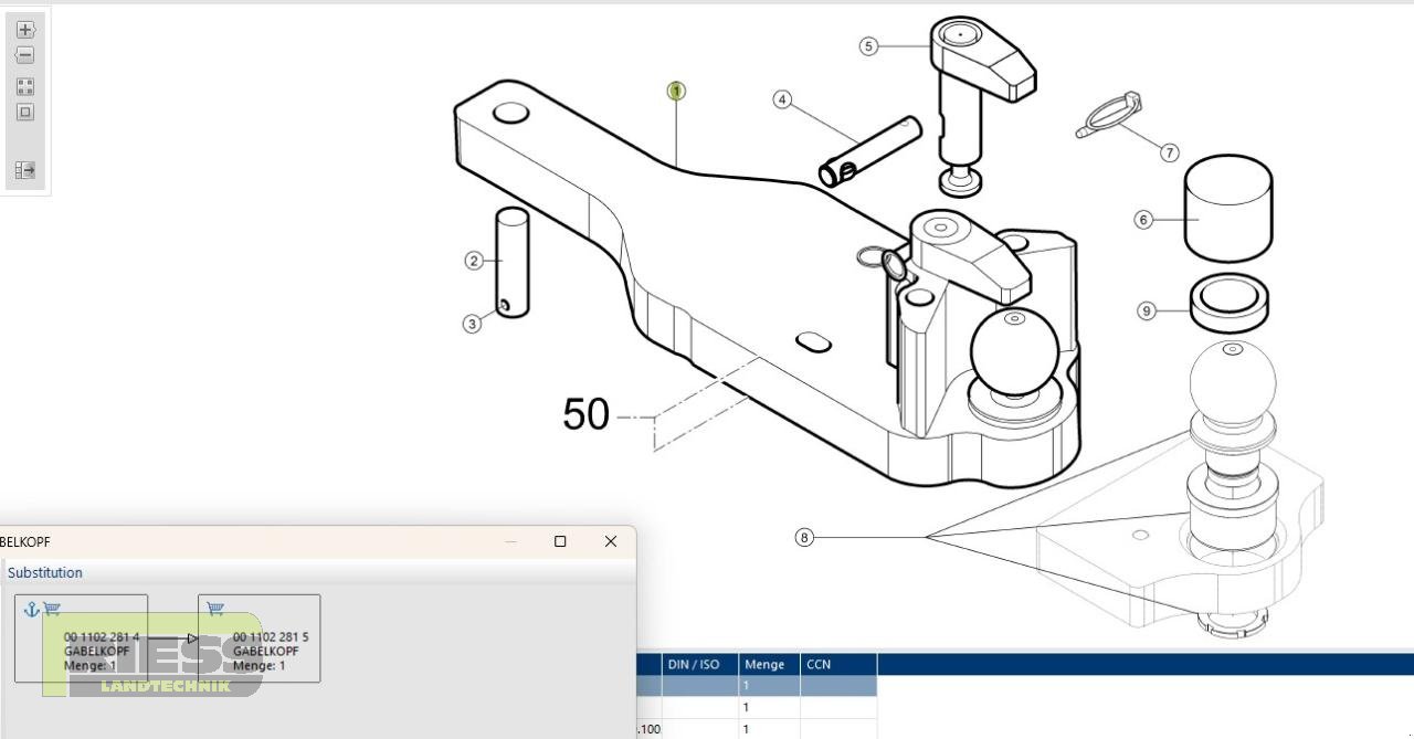 Sonstiges Traktorzubehör del tipo CLAAS K80 Zugpendel Ares Axion 8xx (Walterscheid), Neumaschine en Homberg/Ohm - Maulbach (Imagen 2)