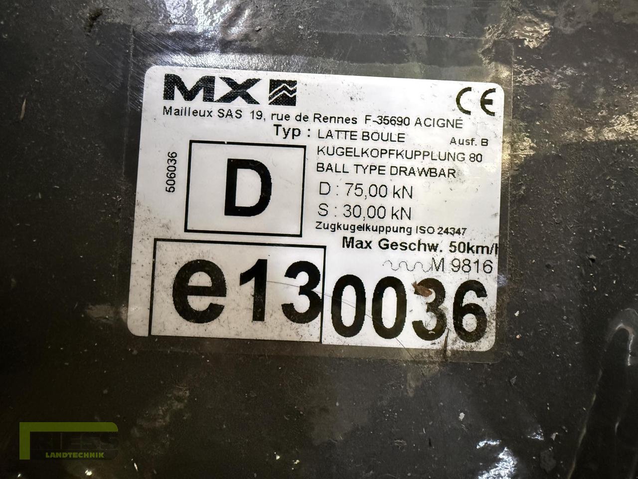 Sonstiges Traktorzubehör du type CLAAS K80 Zugpendel MX Ares / Arion, Neumaschine en Homberg/Ohm - Maulbach (Photo 4)