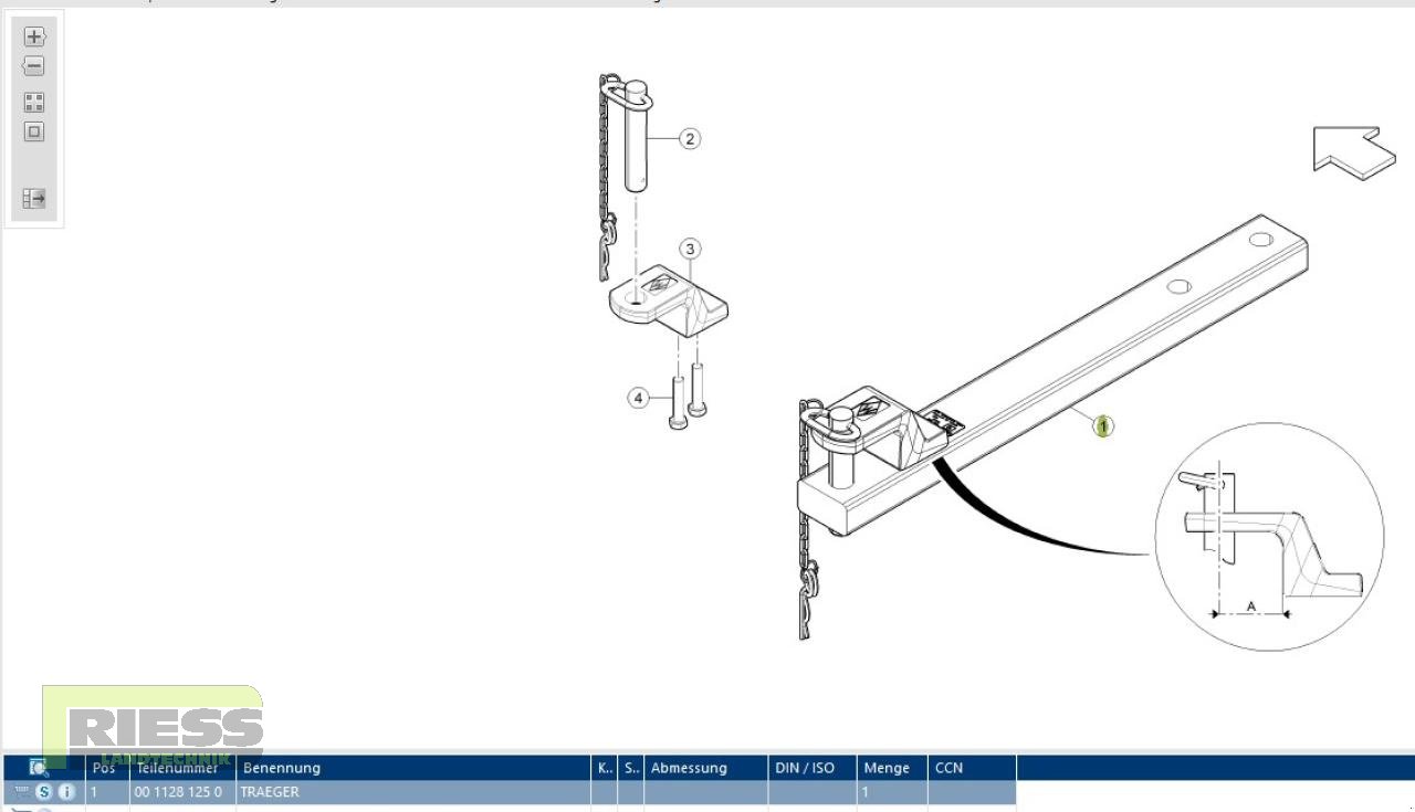 Sonstiges Traktorzubehör от тип CLAAS Zugpendel Arion 510 - 650  A18 A19 A36, Neumaschine в Homberg/Ohm - Maulbach (Снимка 2)