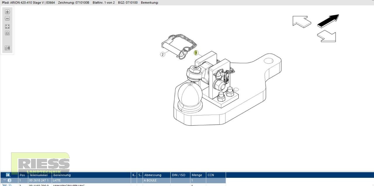 Sonstiges Traktorzubehör del tipo CLAAS Zugpendel K80 Arion 410 - 470, Neumaschine en Homberg/Ohm - Maulbach (Imagen 2)