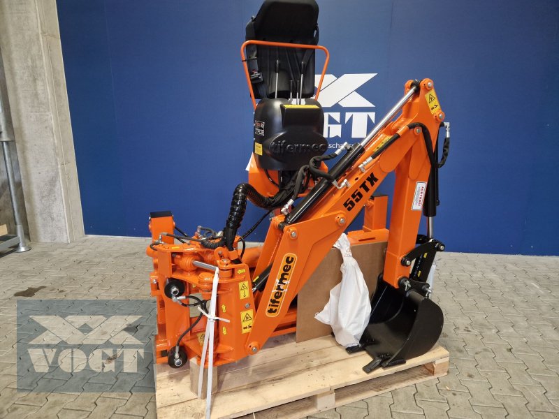 Sonstiges Traktorzubehör typu DIGGER TIX 55 Heckbagger /Anbaubagger für Traktor inkl. Baggerschaufel-Lagergerät, Neumaschine v Schmallenberg