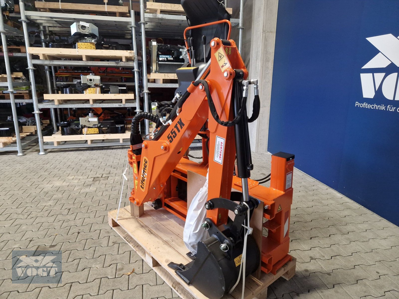 Sonstiges Traktorzubehör a típus DIGGER TIX 55 Heckbagger /Anbaubagger für Traktor inkl. Baggerschaufel-Lagergerät, Neumaschine ekkor: Schmallenberg (Kép 7)