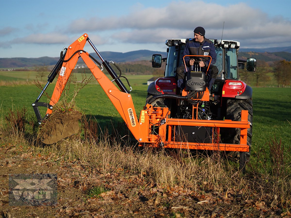 Sonstiges Traktorzubehör typu DIGGER TIX 65 Heckbagger /Anbaubagger für Traktor inkl. Baggerschaufel, Neumaschine v Schmallenberg (Obrázek 3)