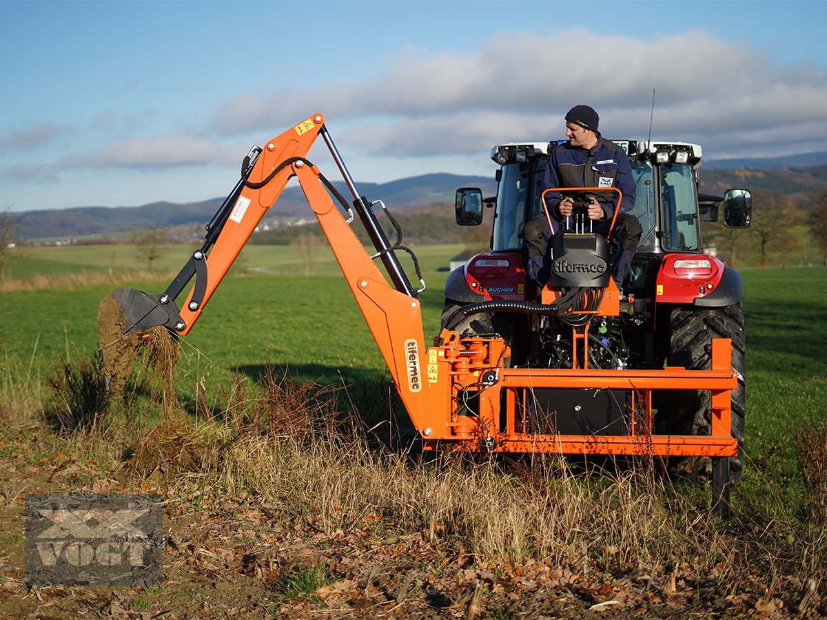 Sonstiges Traktorzubehör typu DIGGER TIX 65 Heckbagger /Anbaubagger für Traktor inkl. Baggerschaufel, Neumaschine v Schmallenberg (Obrázek 4)