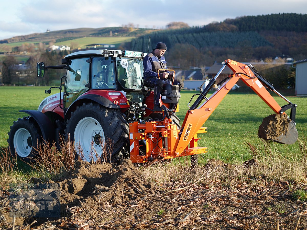 Sonstiges Traktorzubehör typu DIGGER TIX 65 Heckbagger /Anbaubagger für Traktor inkl. Baggerschaufel, Neumaschine v Schmallenberg (Obrázek 8)