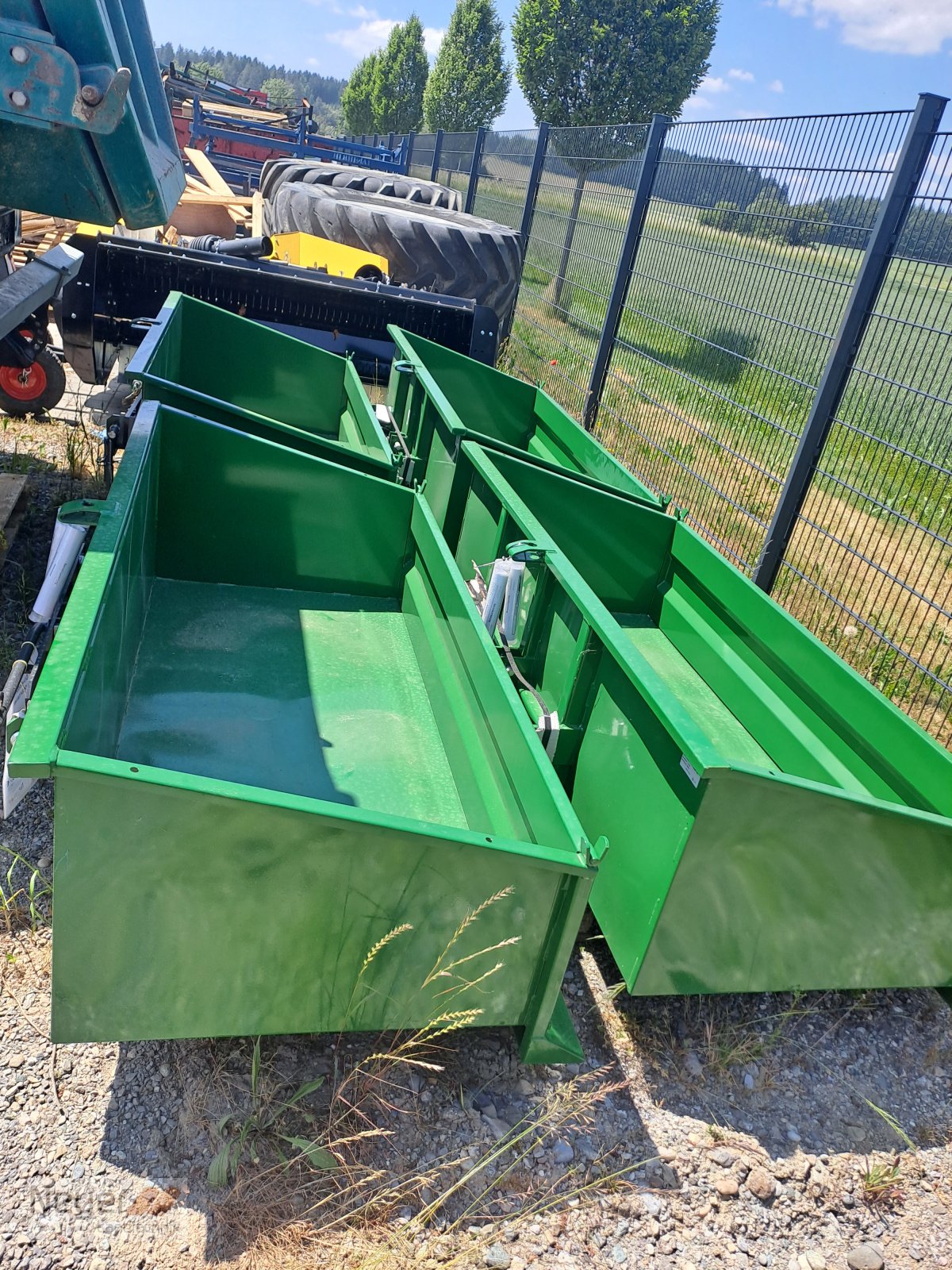 Sonstiges Traktorzubehör typu Düvelsdorf Heckcontainer Mechanisch, Neumaschine w Bad Waldsee Mennisweiler (Zdjęcie 1)