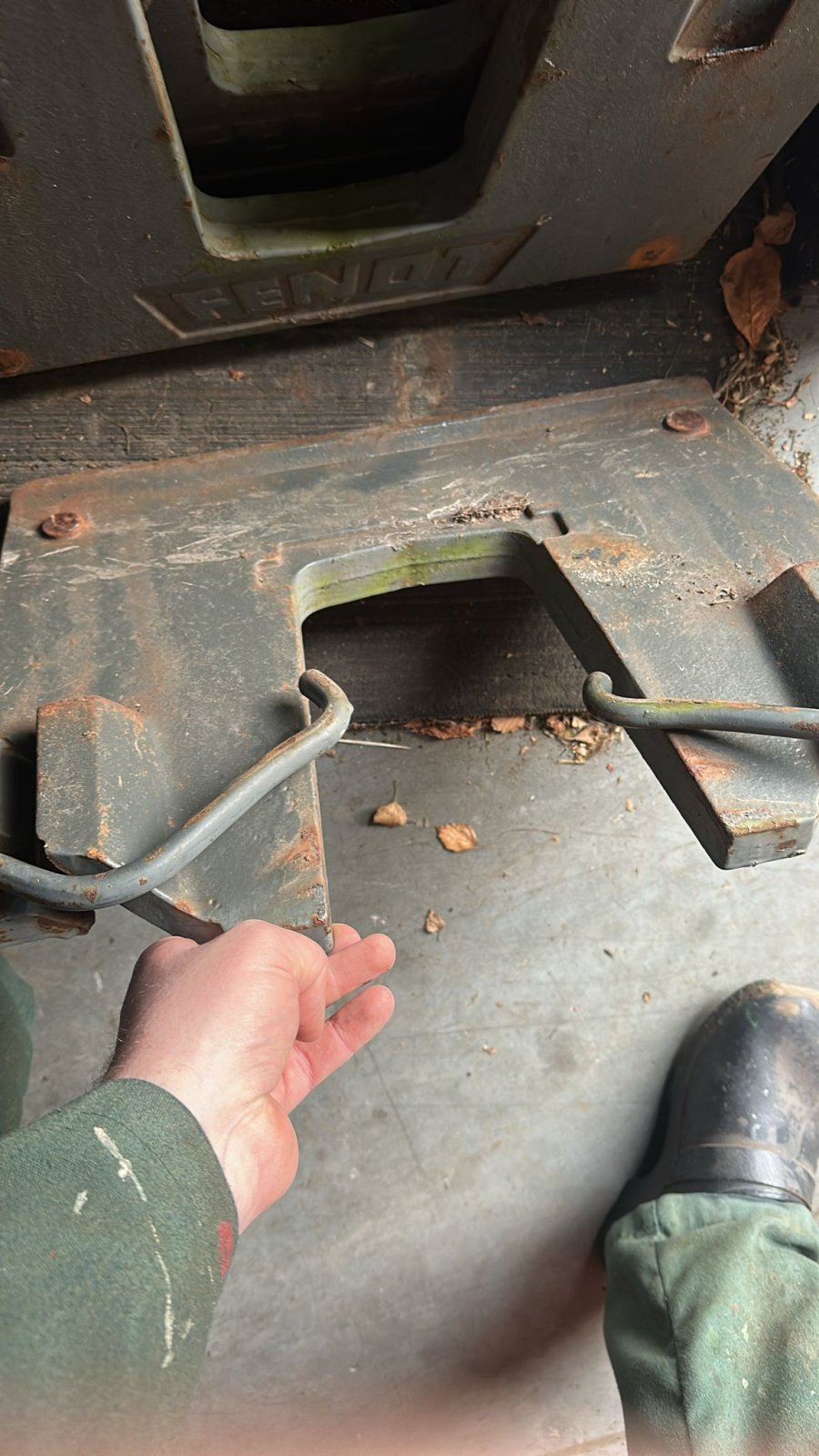 Sonstiges Traktorzubehör typu Fendt gewichten ondertrekhaak, Gebrauchtmaschine v zwolle (Obrázek 2)